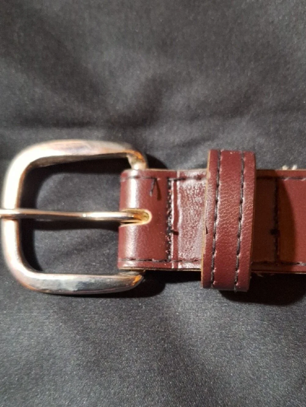 Classic Brown Leather Men's Belt